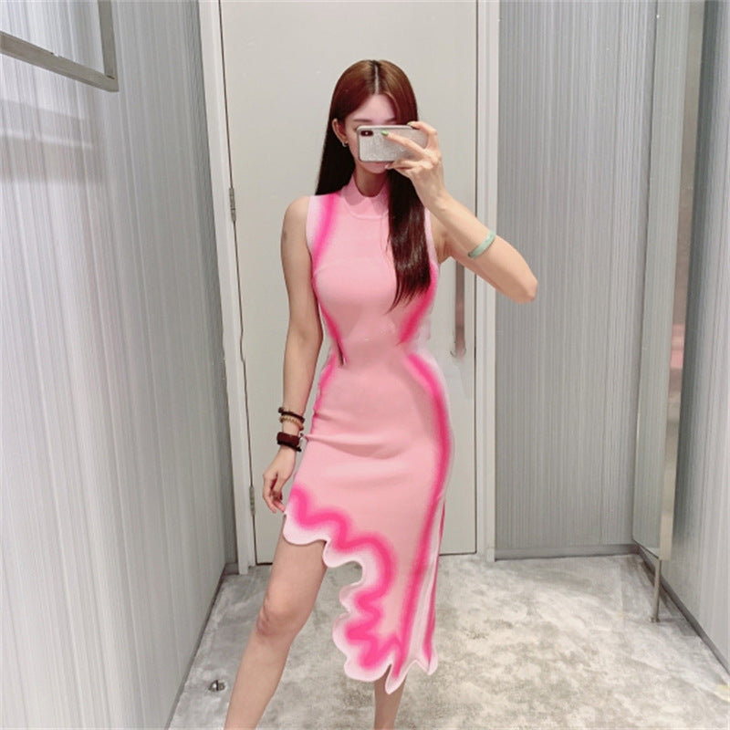 High Waist Slim Hip dress