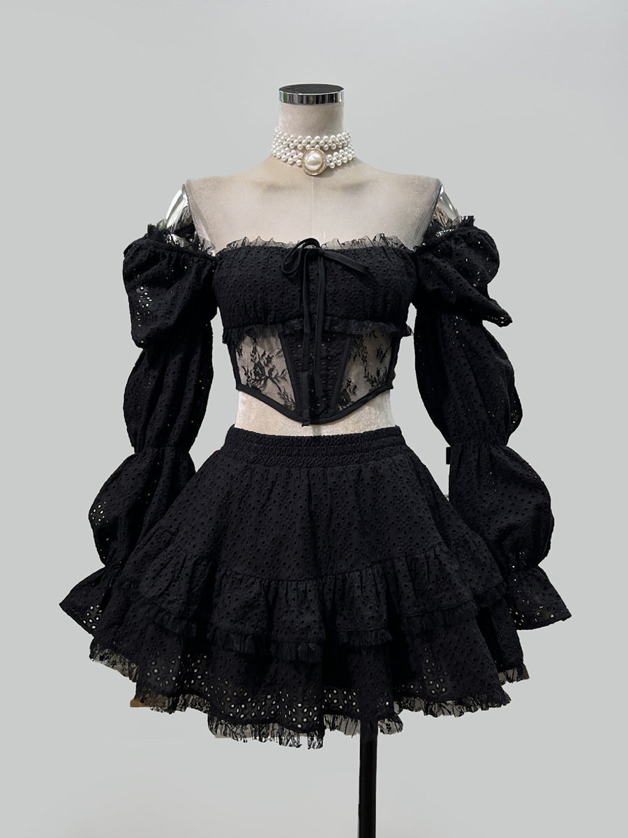 Noir Belle Two-Piece Set