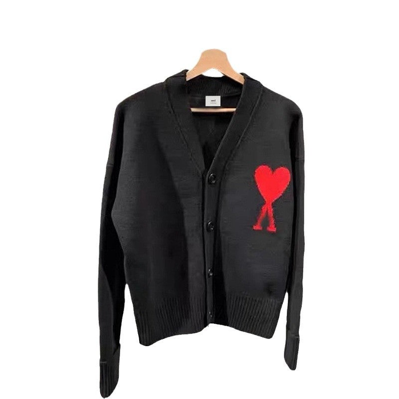 Winter Jacquard V-Neck jacket