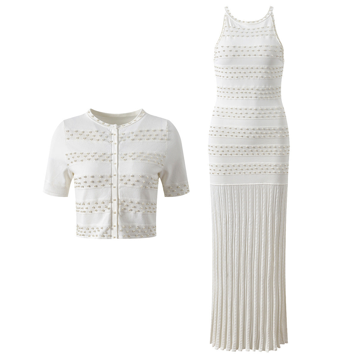 Slim Fit Tank Dress Set