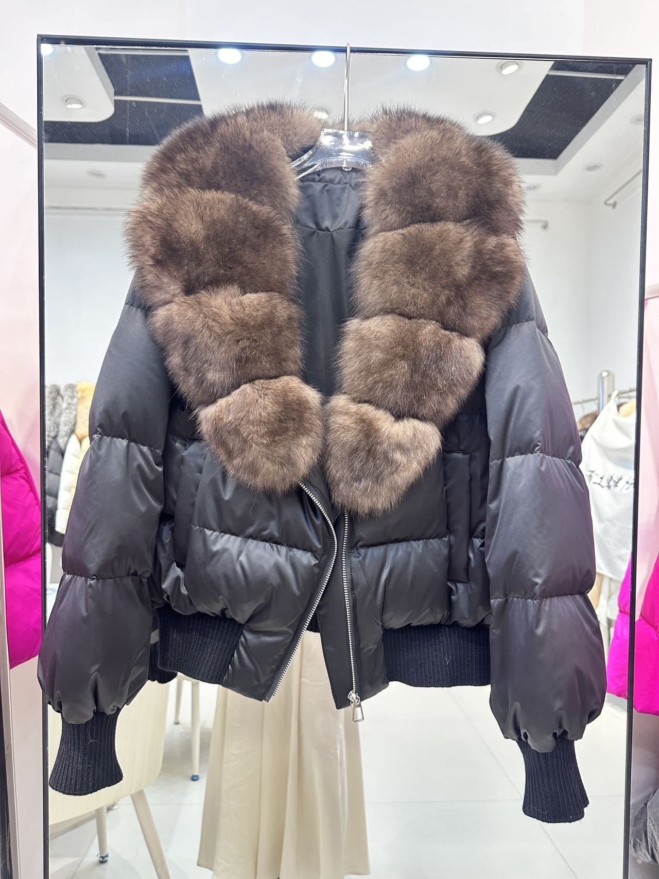 Fur Warm Down Jacket