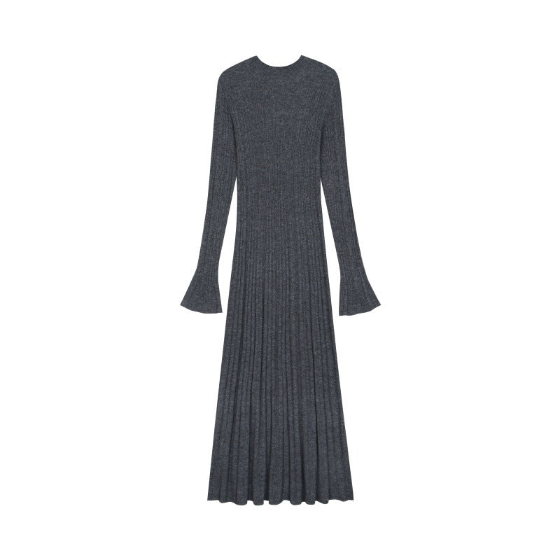 Wool primer knitted dress