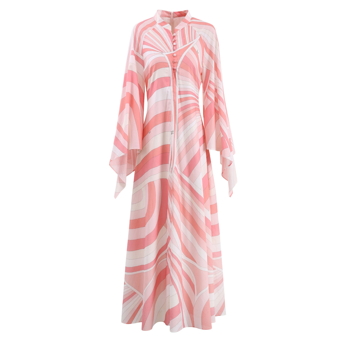 Blush Pucci Wave Maxi Dress