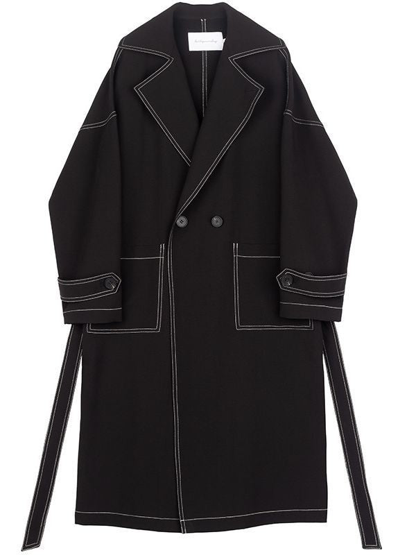Over-the-Knee Black Coat