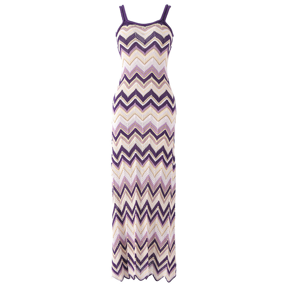 Lady Waist Knitted Dress