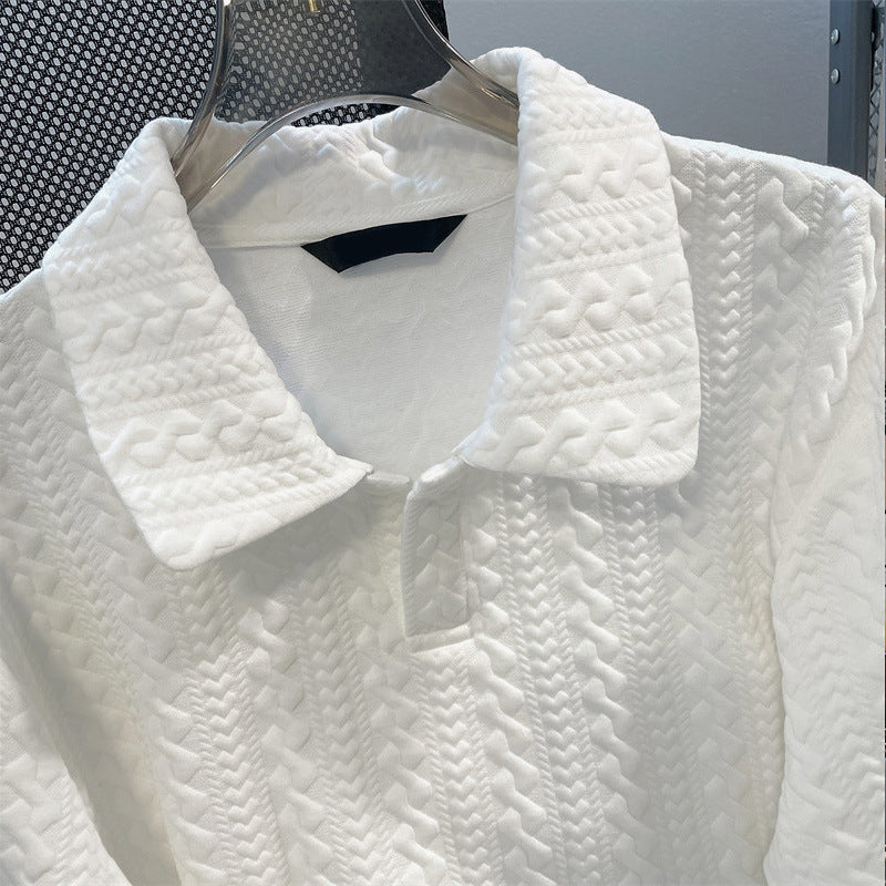 Cloud Knit Polo Shorts Co-ord Set