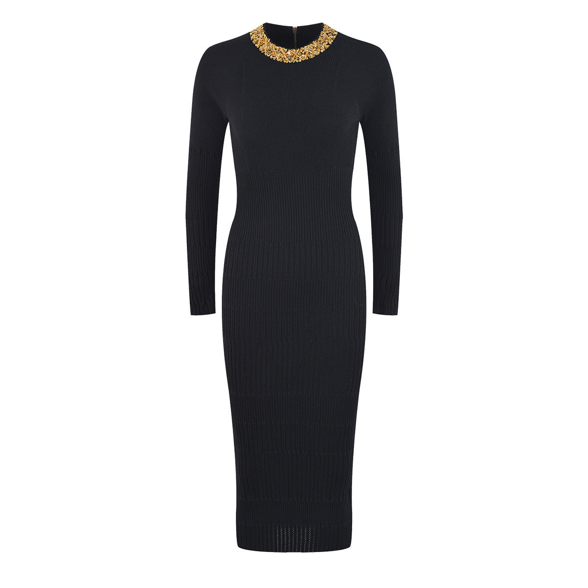 Celebrity temperament knitted dress