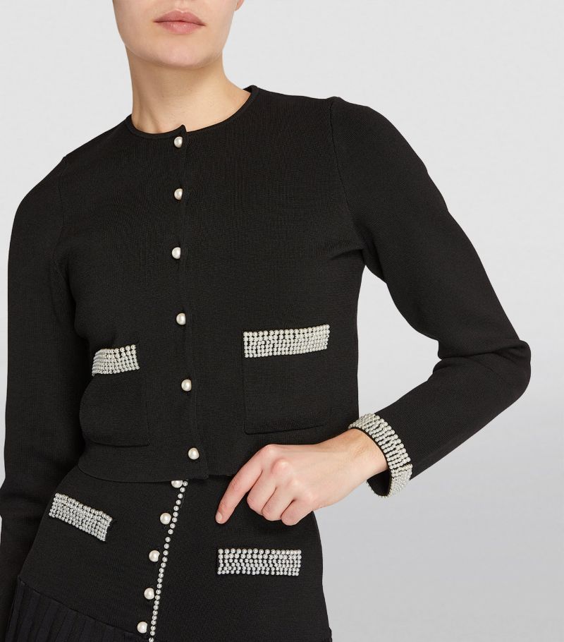 SANDRO Bead-Trim Cardigan – PALMA PARIS