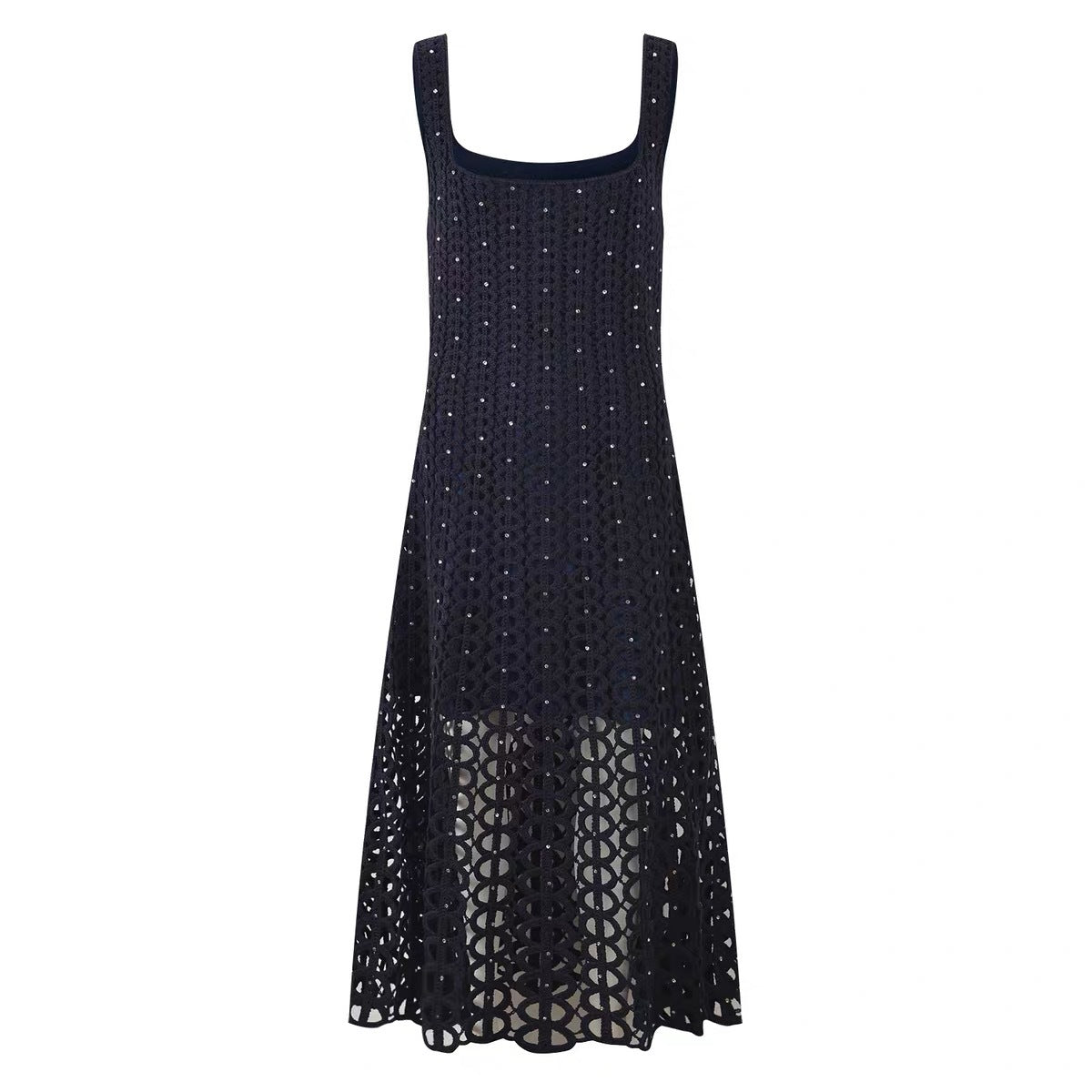 Dress with cardigan