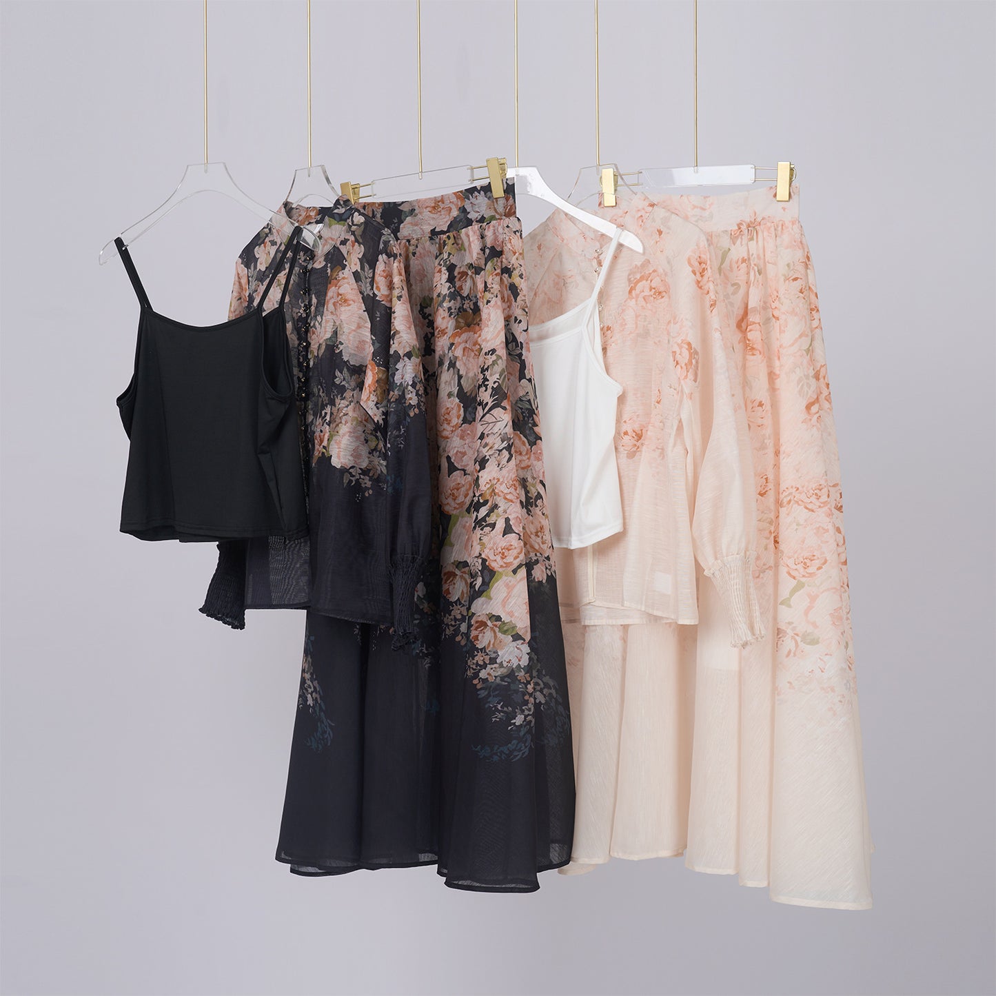 Kleid von Blumenständer Kragen