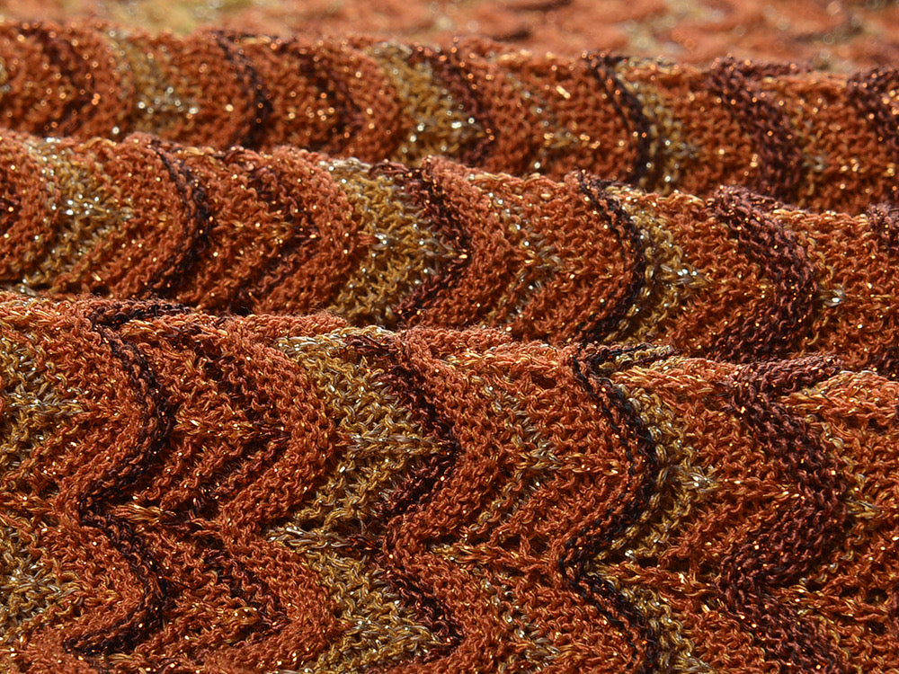 gradient pointelle-knit maxi dress