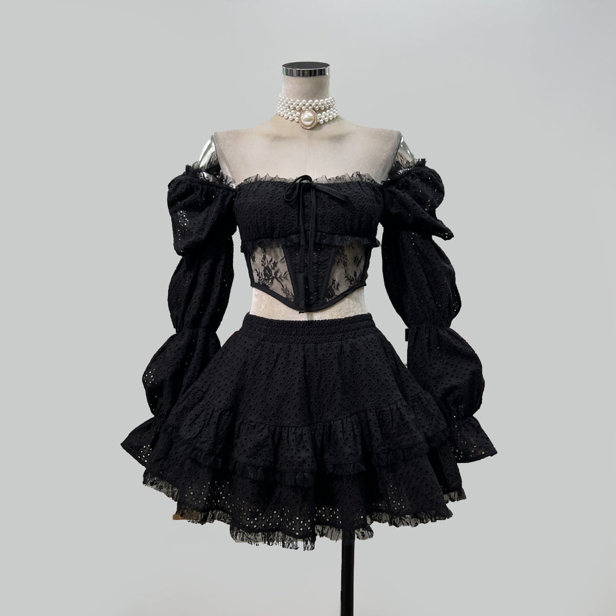 Noir Belle Two-Piece Set