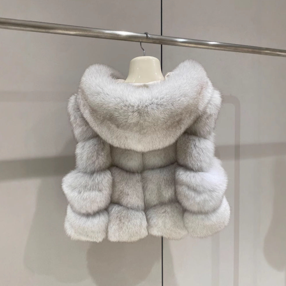 Fur bread cubes  jacket