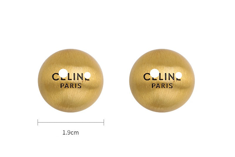 Celine Pin Stud Earrings