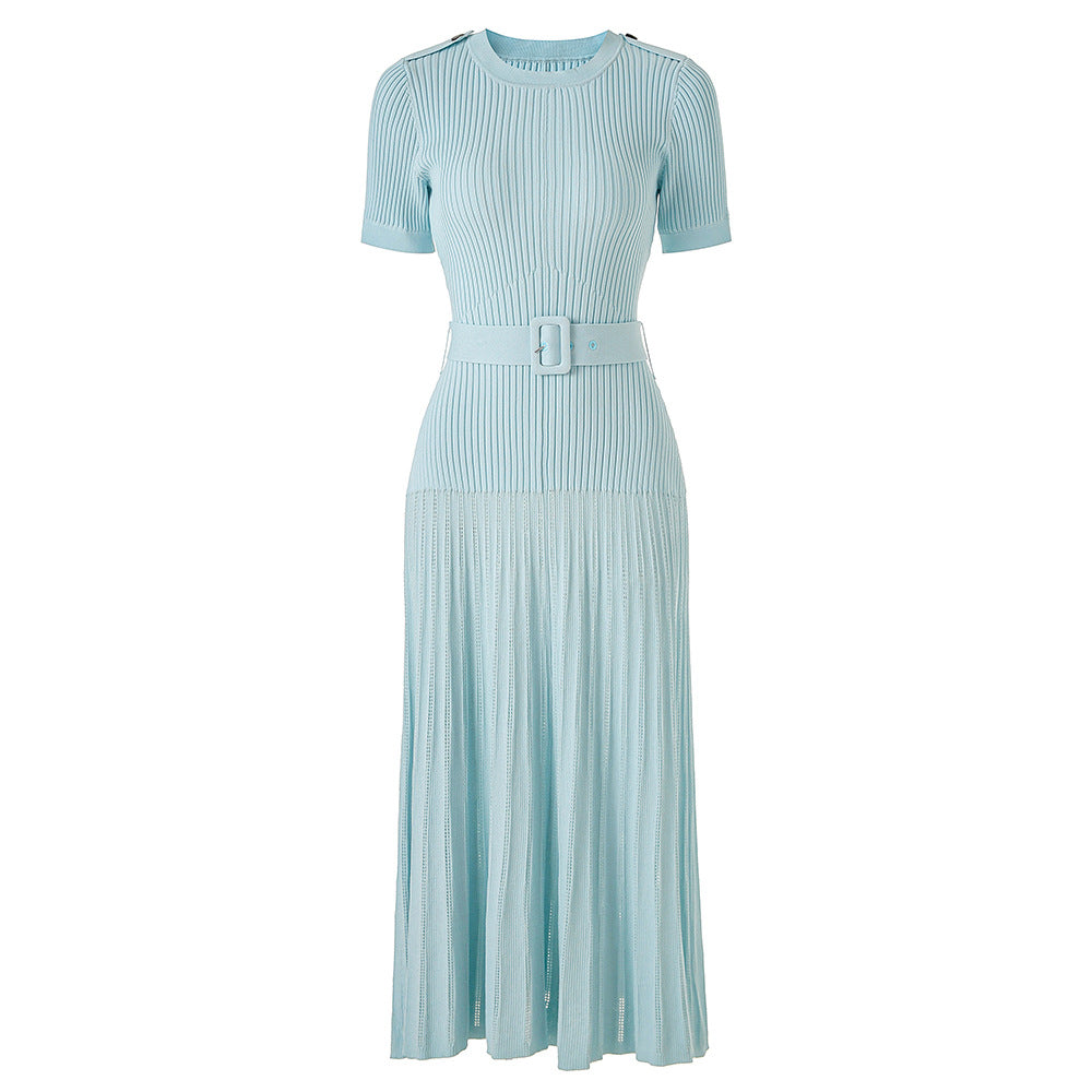 Zhong small round neck  dress