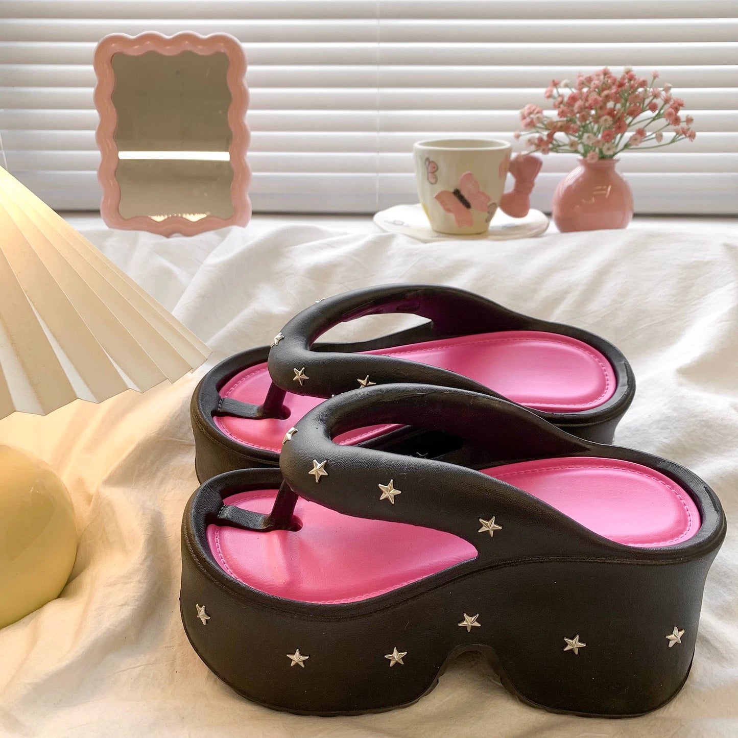 Pearl Star Comfort Heels