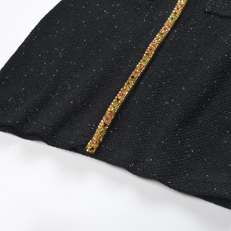 Héloïse sequin knitted dress