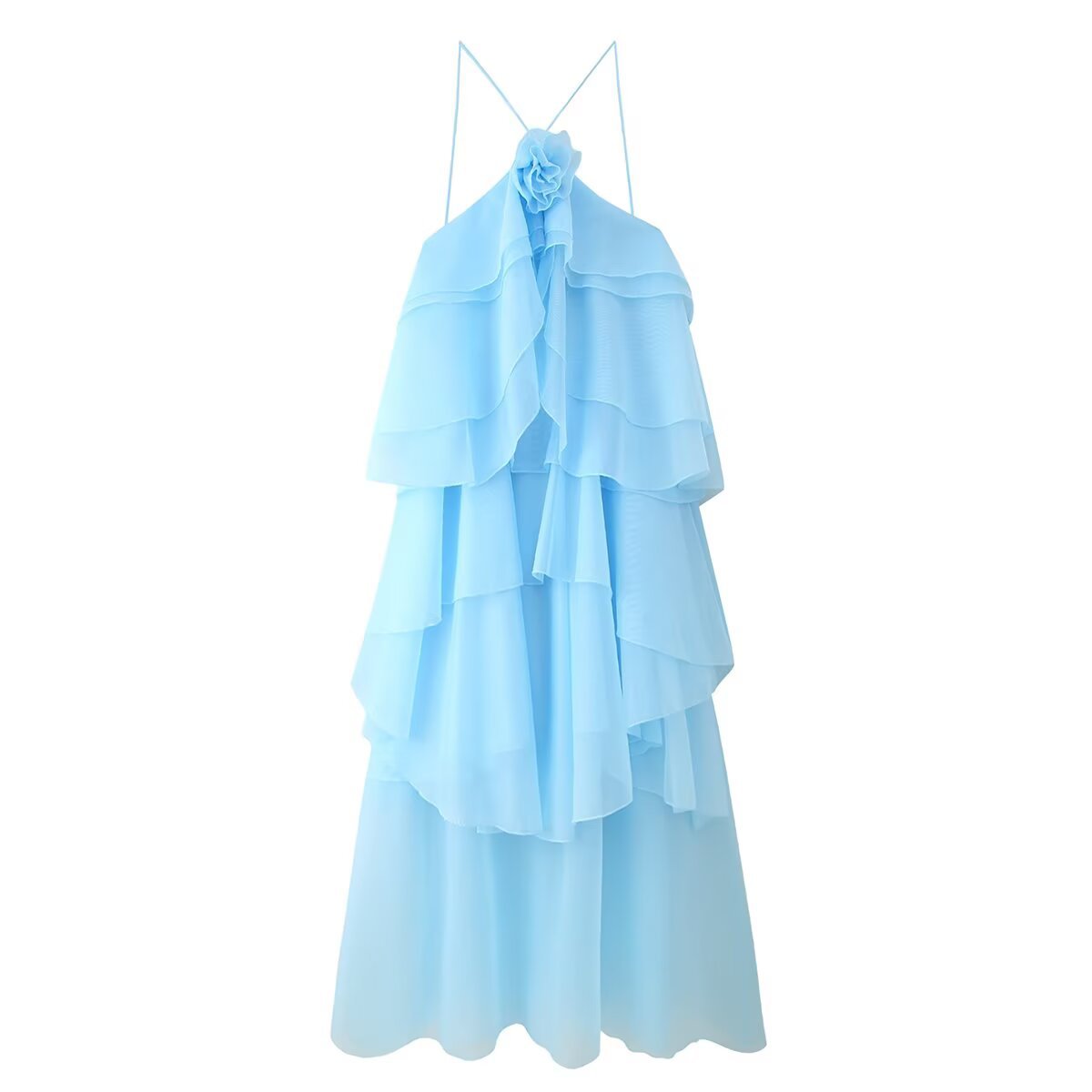 Nojoud Flower Mini Kleid