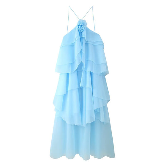 Nojoud flower mini dress