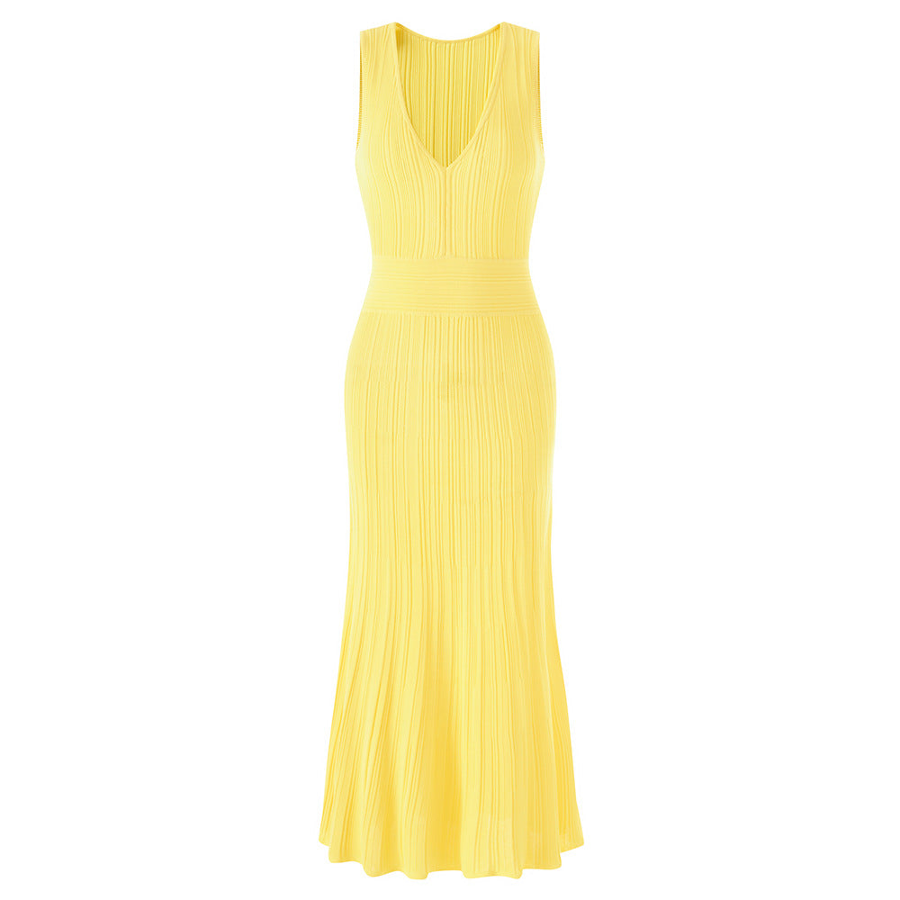 Yellow Flattering Dress
