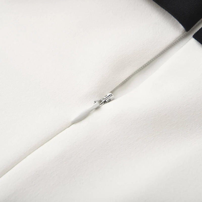 mini-robe de détail bowknot