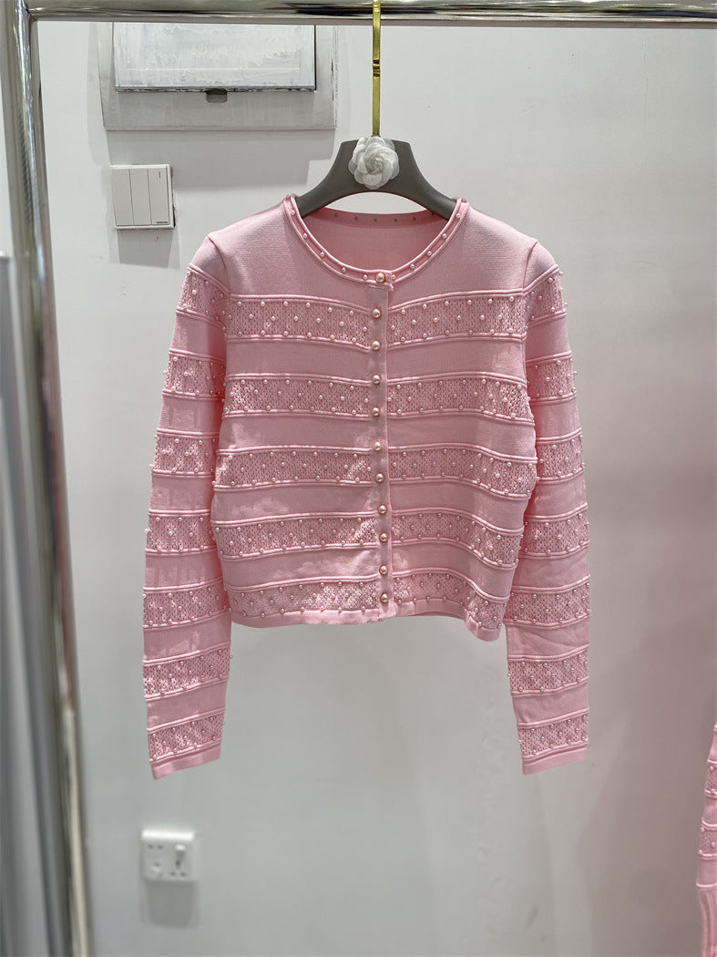 Three-Piece Set for Women with Heavy Beading