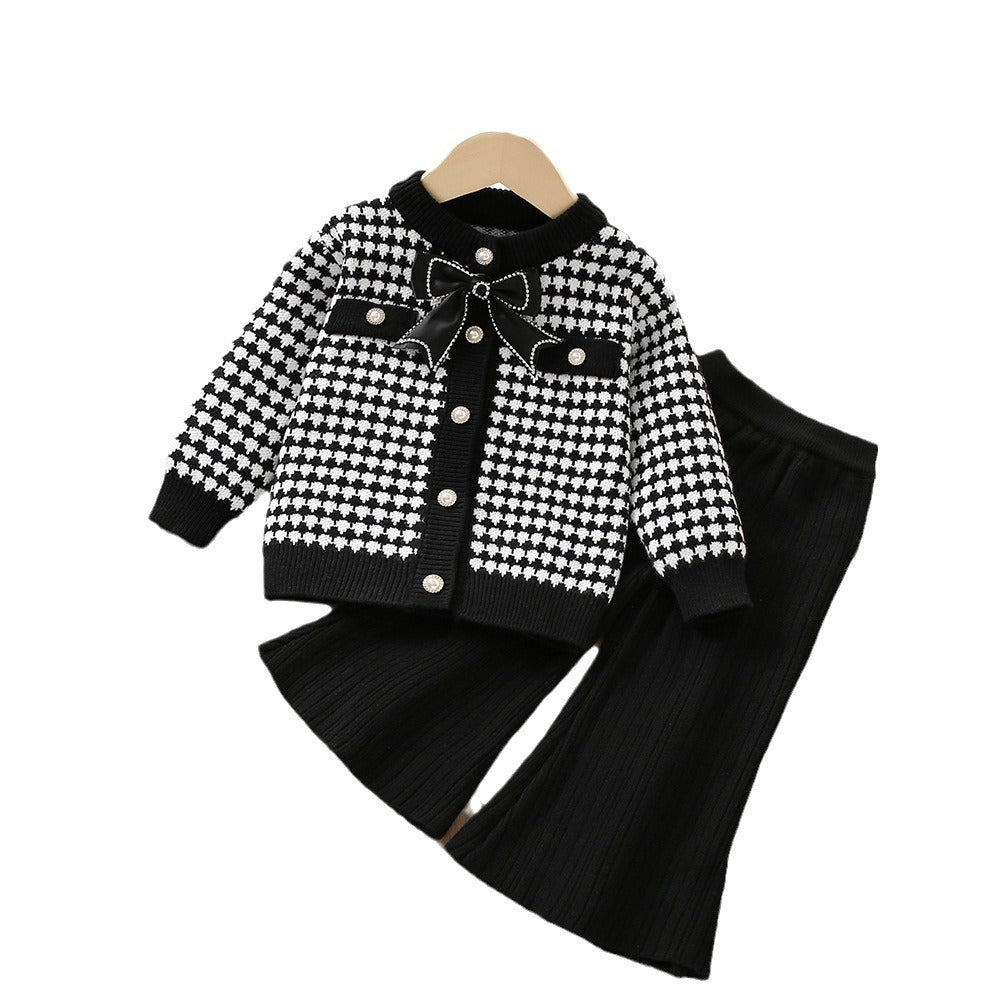 flared pants children's two-piece set