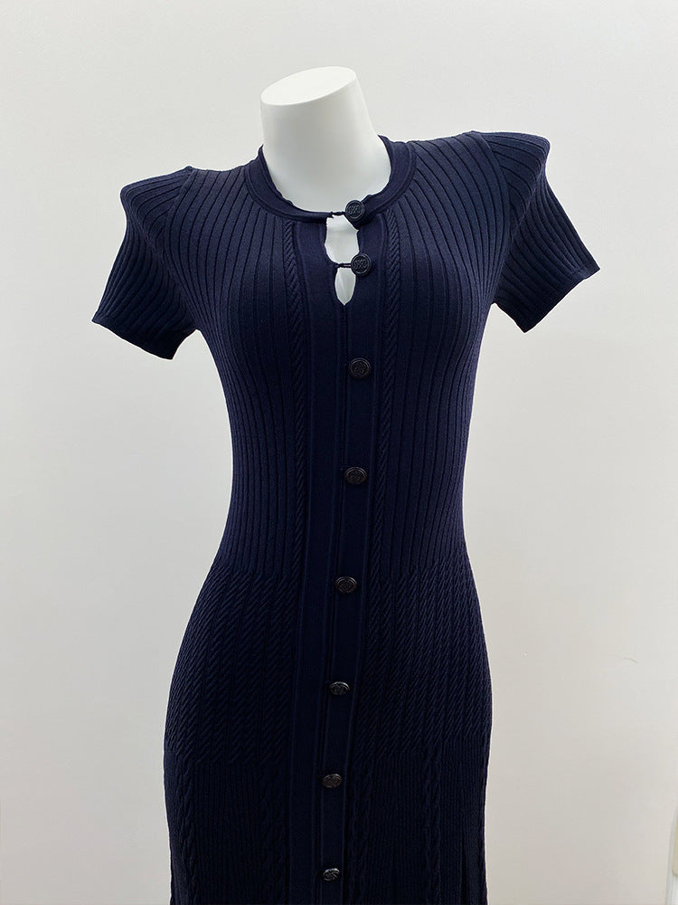 Merlot Knit Maxi Dress