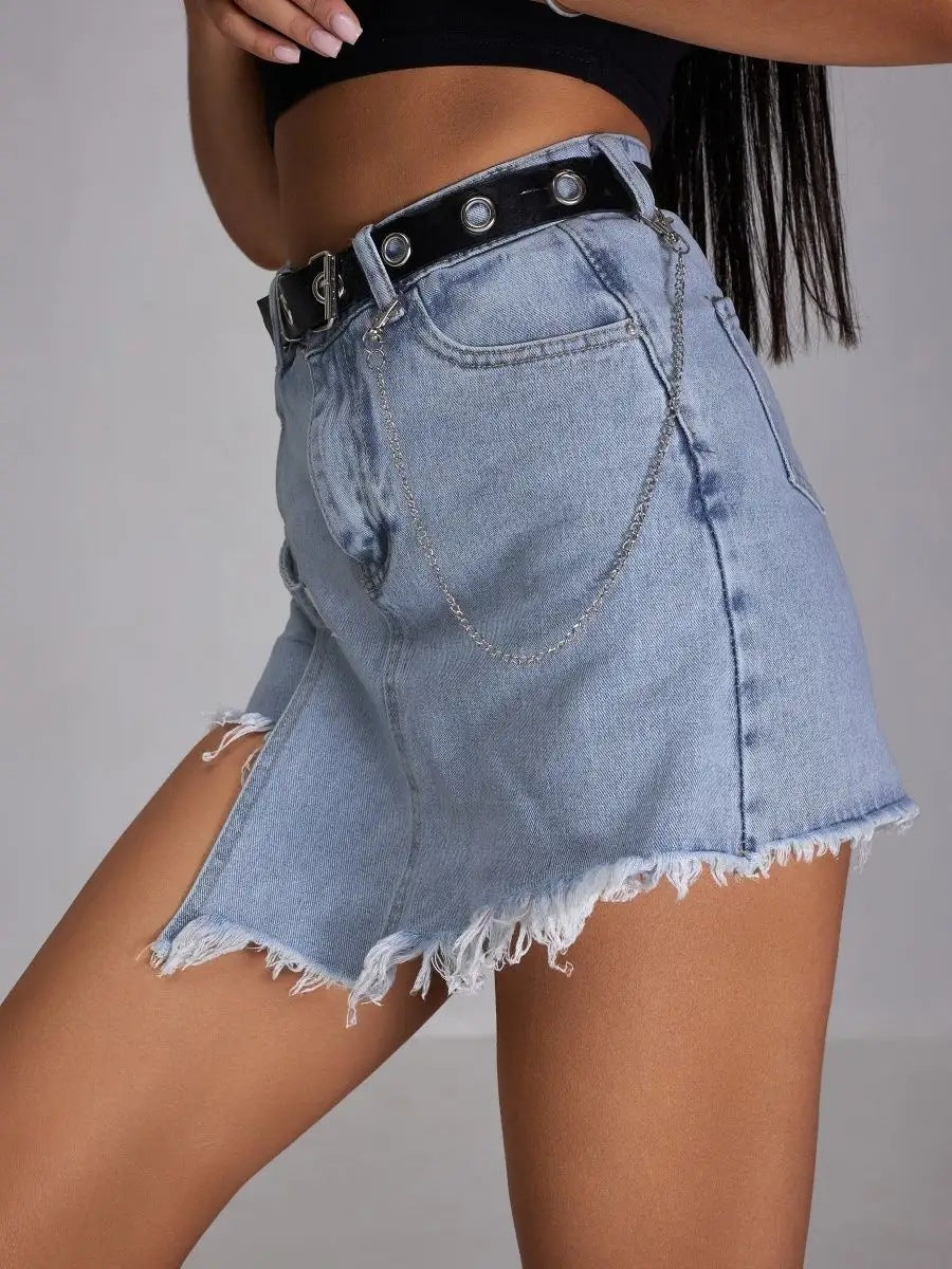 Denim shorts