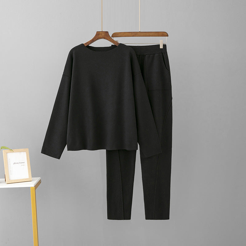 One-shoulder woolen suits