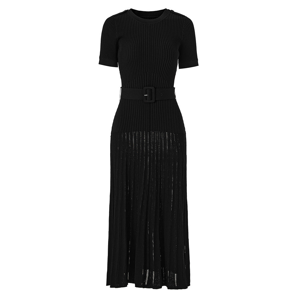 Zhong small round neck  dress