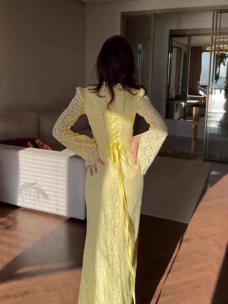 Luxury Lace   maxi  Dress