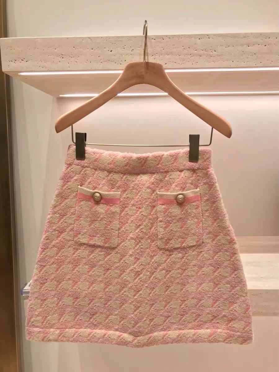 Lady coat cardigan   skirt set