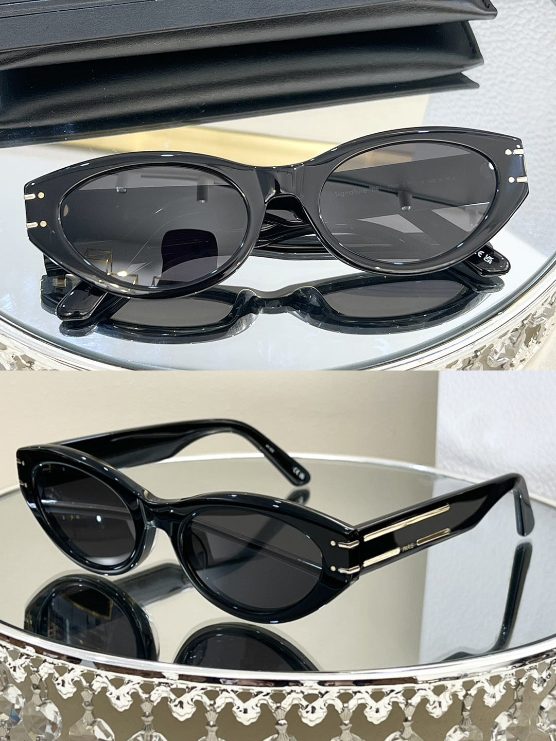 Tortoise shell frame sunglasses