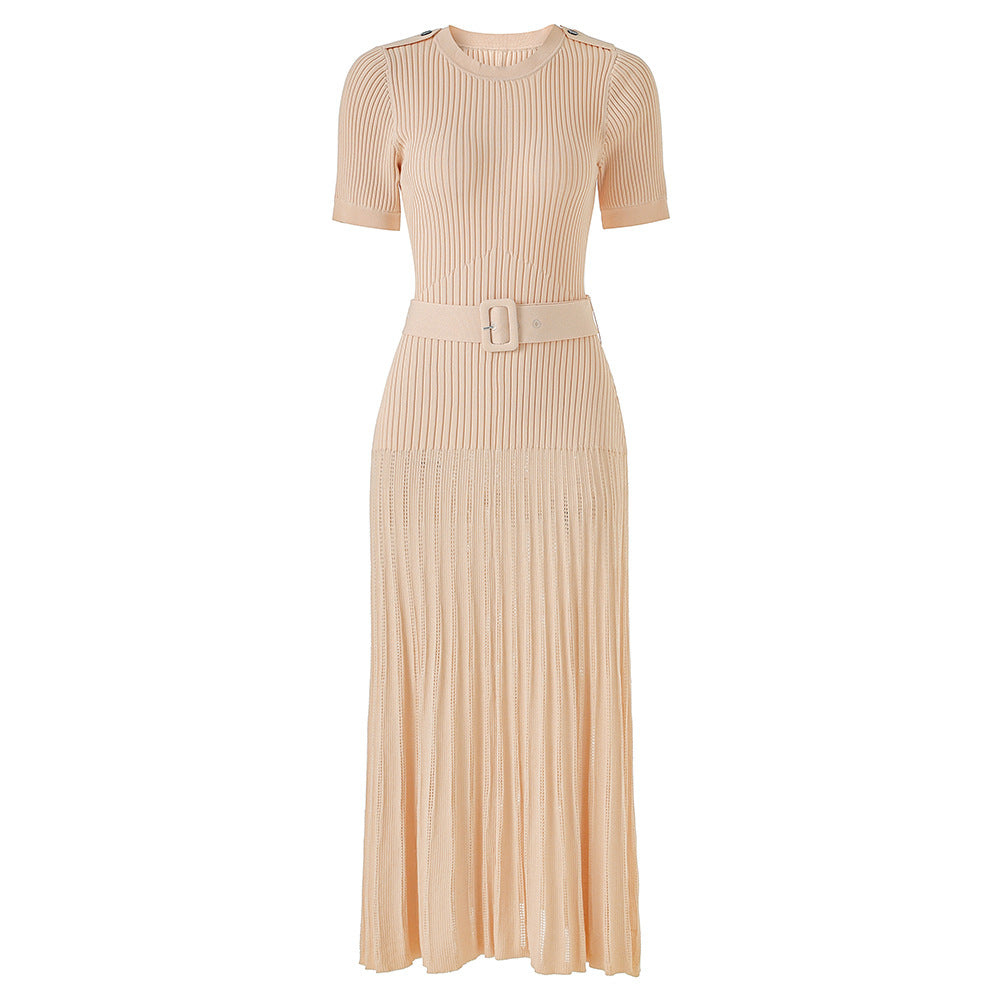 Zhong small round neck  dress