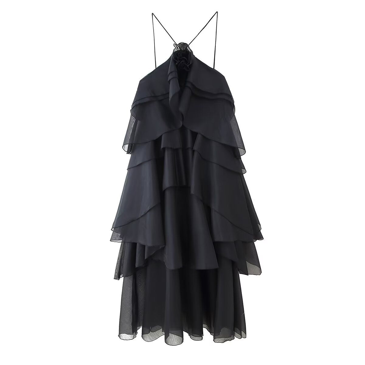 Nojoud Flower Mini Kleid