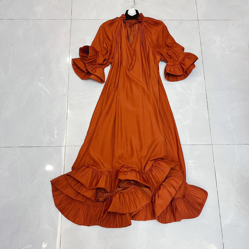 Kleid im Retro -Retro -Stil