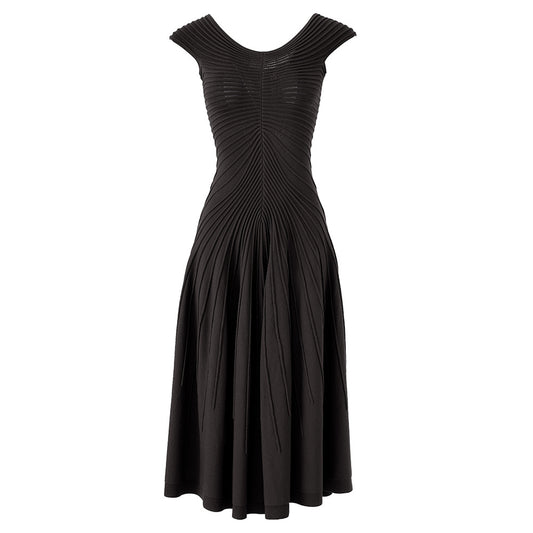 Waist Slimming  A-Line Skirt  dress- Long