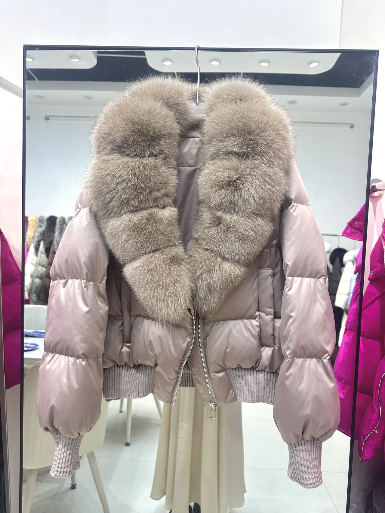 Fur Warm Down Jacket