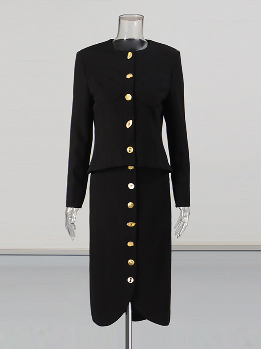 Coco Cream Skirt Suit