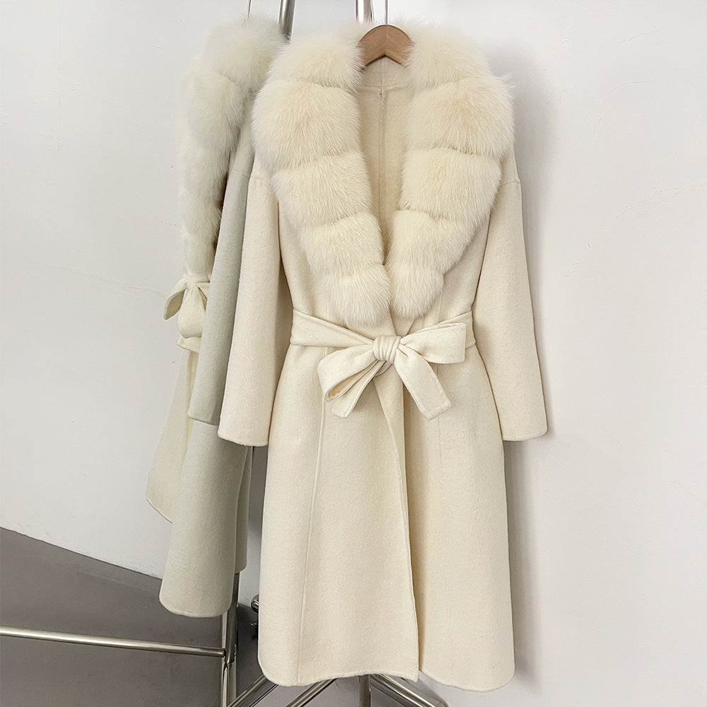 Palma  Long Style with Waist Tie coat