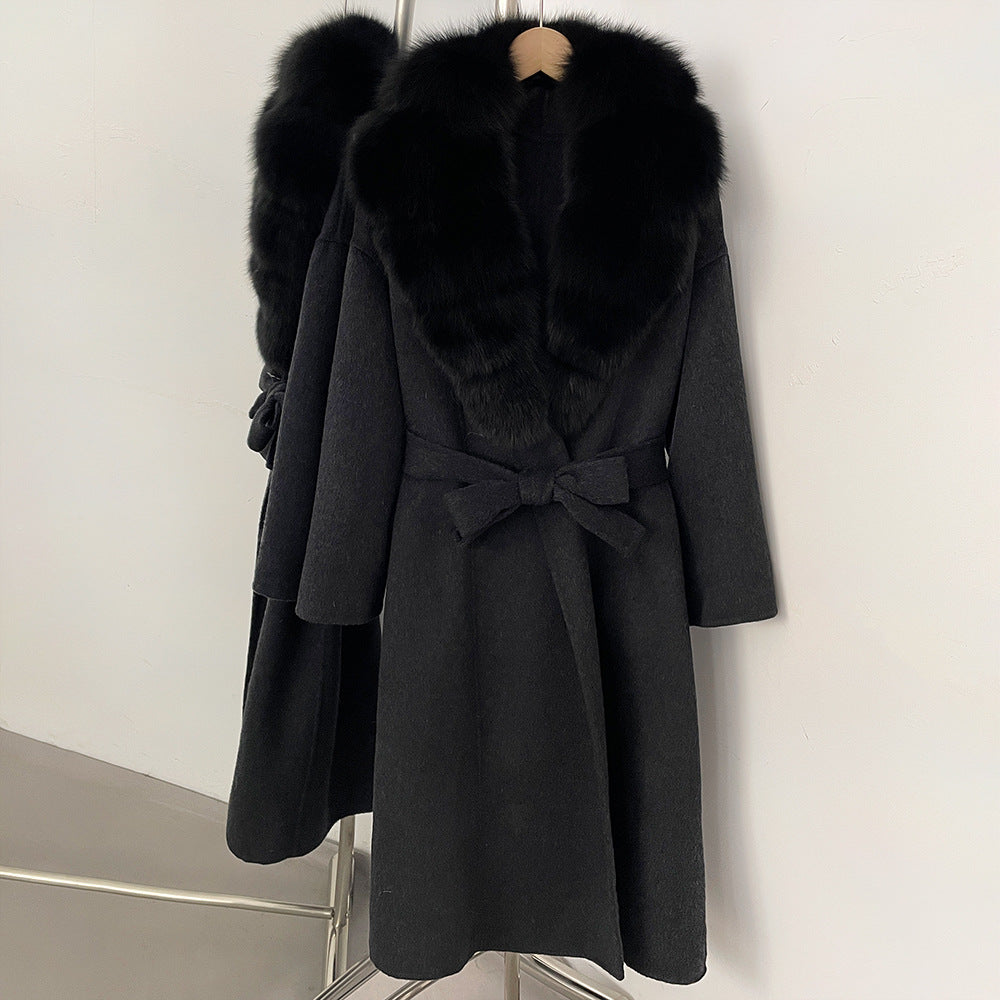 Palma  Long Style with Waist Tie coat