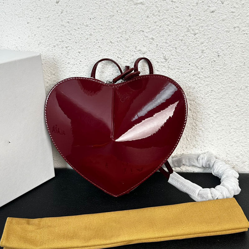 Patent Leather Mini Shoulder Crossbody Bag