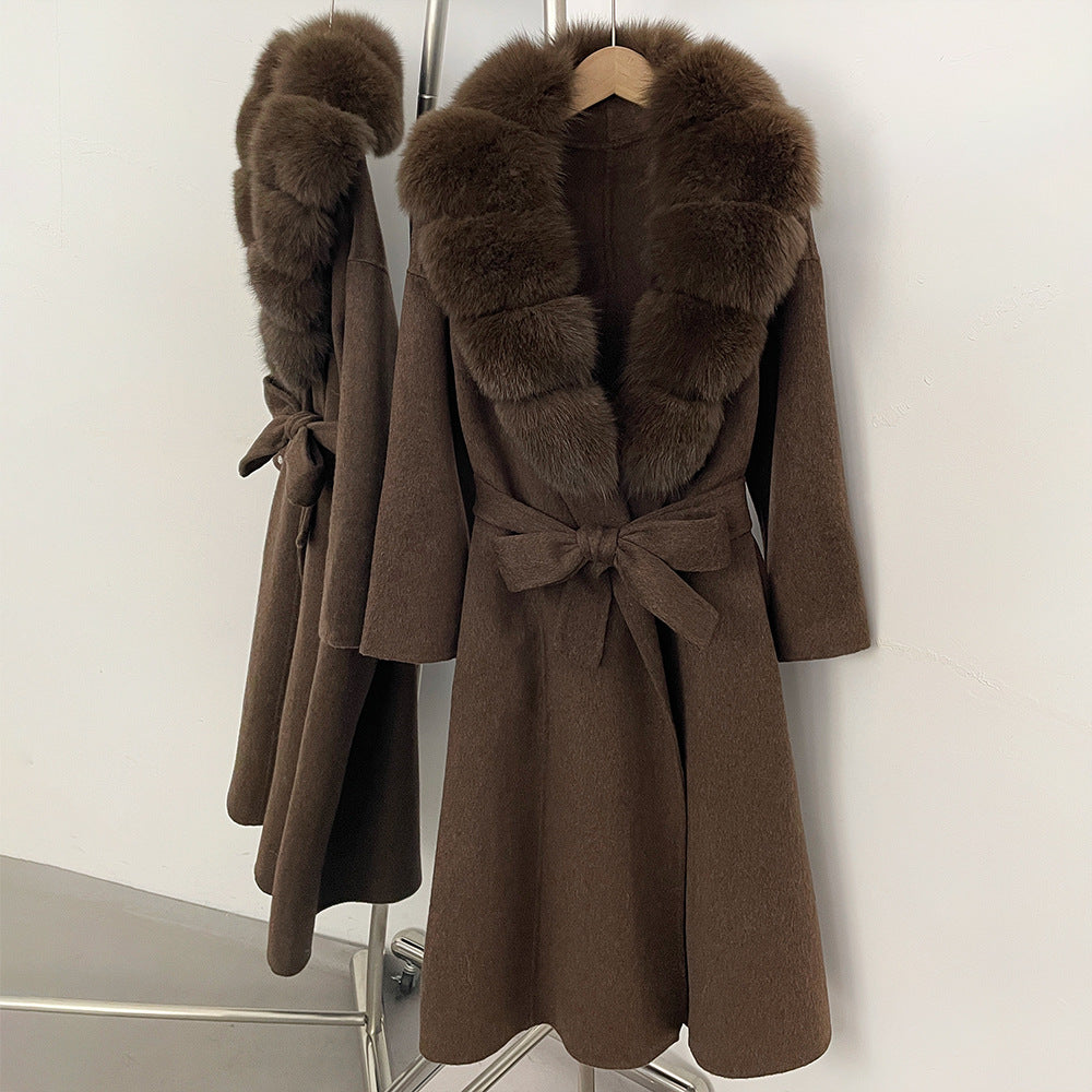 Palma  Long Style with Waist Tie coat