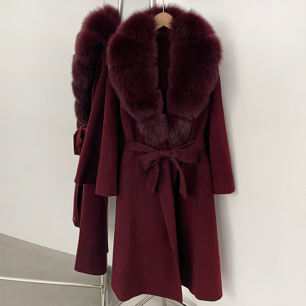 Palma  Long Style with Waist Tie coat