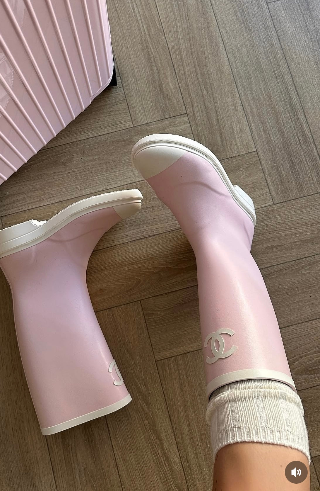 Chan boots pink