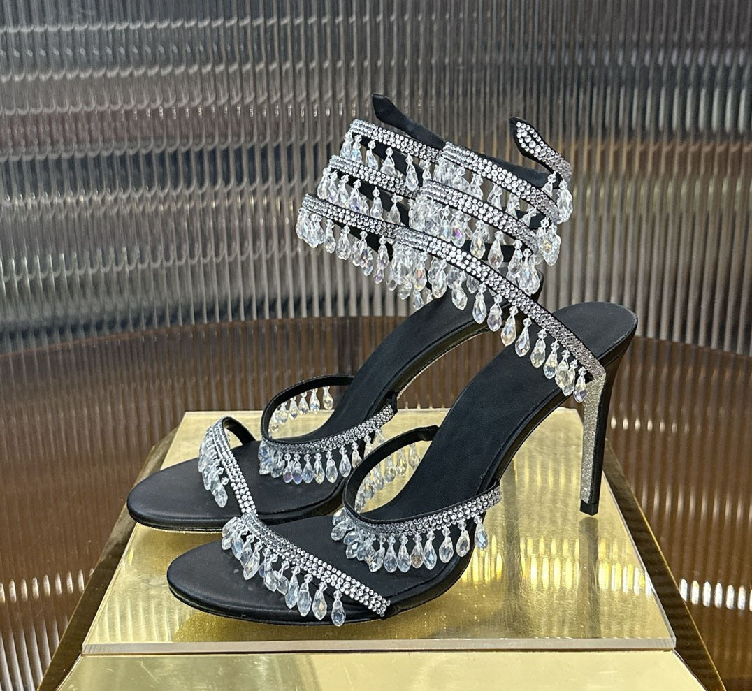 Fairy Style Wedding Shoes-Gray