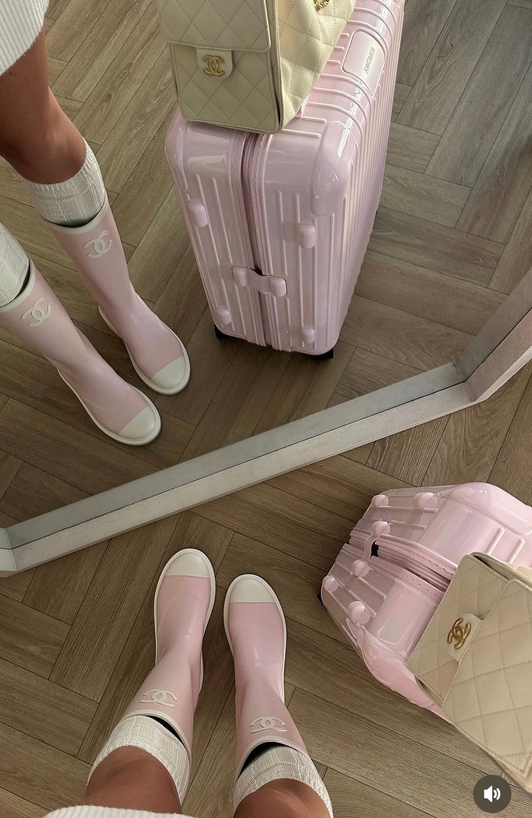 Chan boots pink