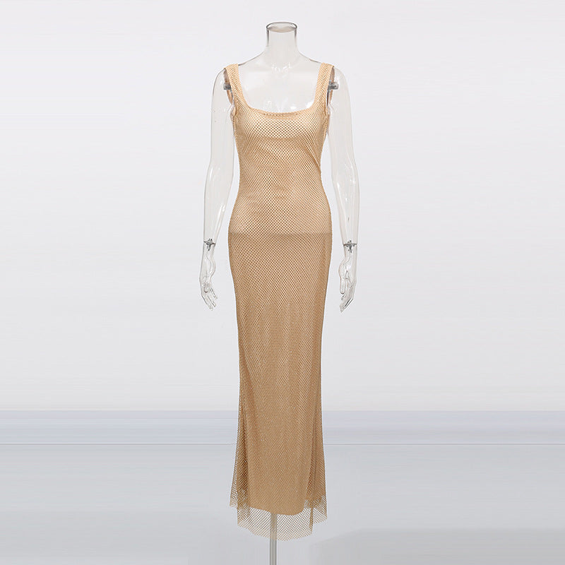 Crystal Net Gown