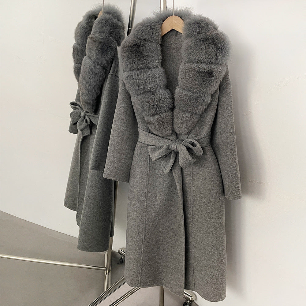 Palma  Long Style with Waist Tie coat